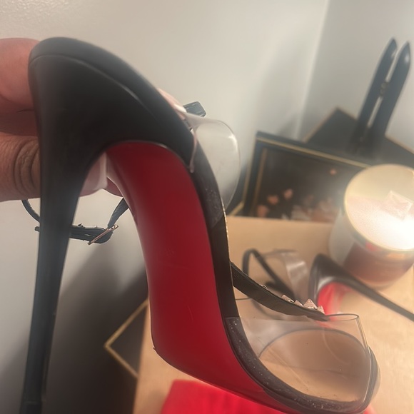 Christian Louboutin Nosy Spikes 100 KID/PVC - Picture 14 of 16